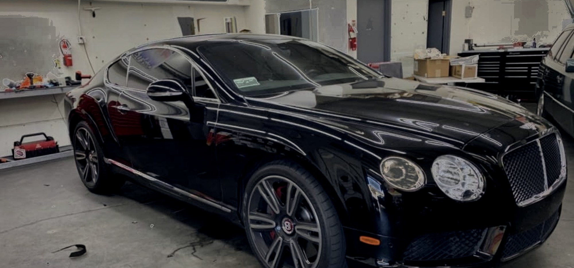 Bentley after window tint